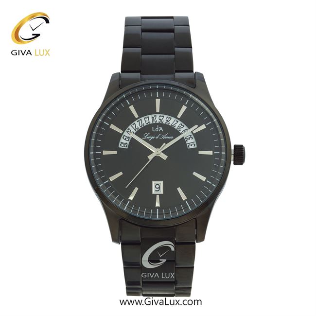 ساعت مچی اورجینال مردانه LdA مشکی | مشکی| مشکی| کد رفرنس 2397